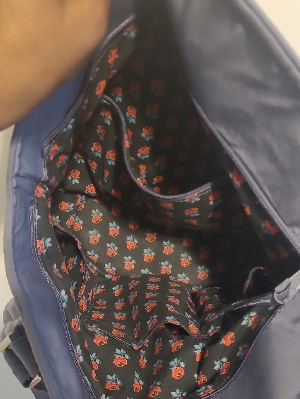Vera Bradley Quilted Tote in Slate Gray - Picture 7 of 8
